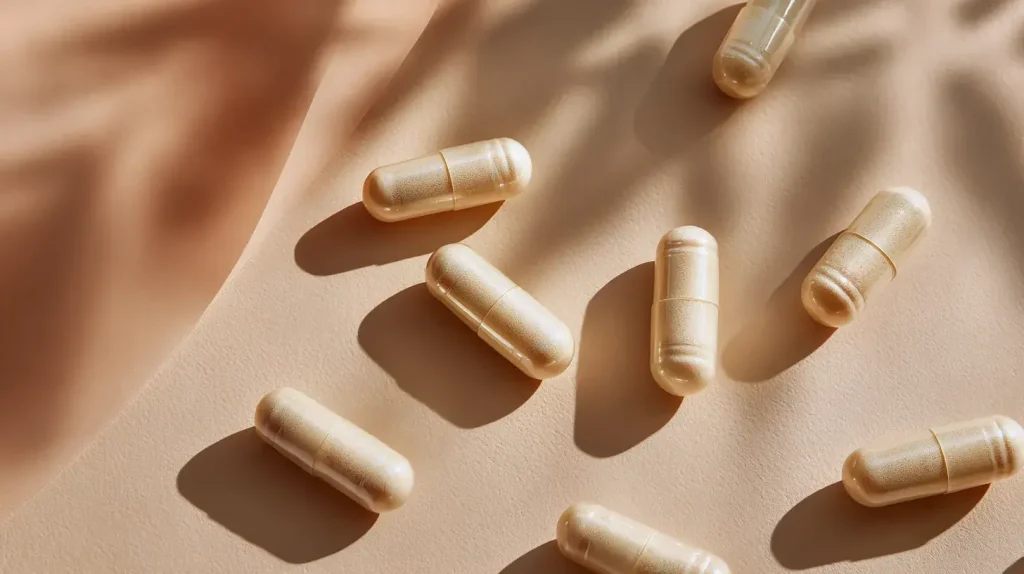 Gélules blanches collagène marin