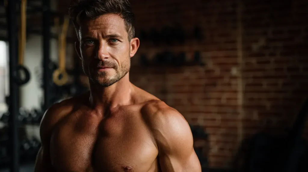 Homme qui a consommé du pollen de pin pour augmenter ses performances sportives