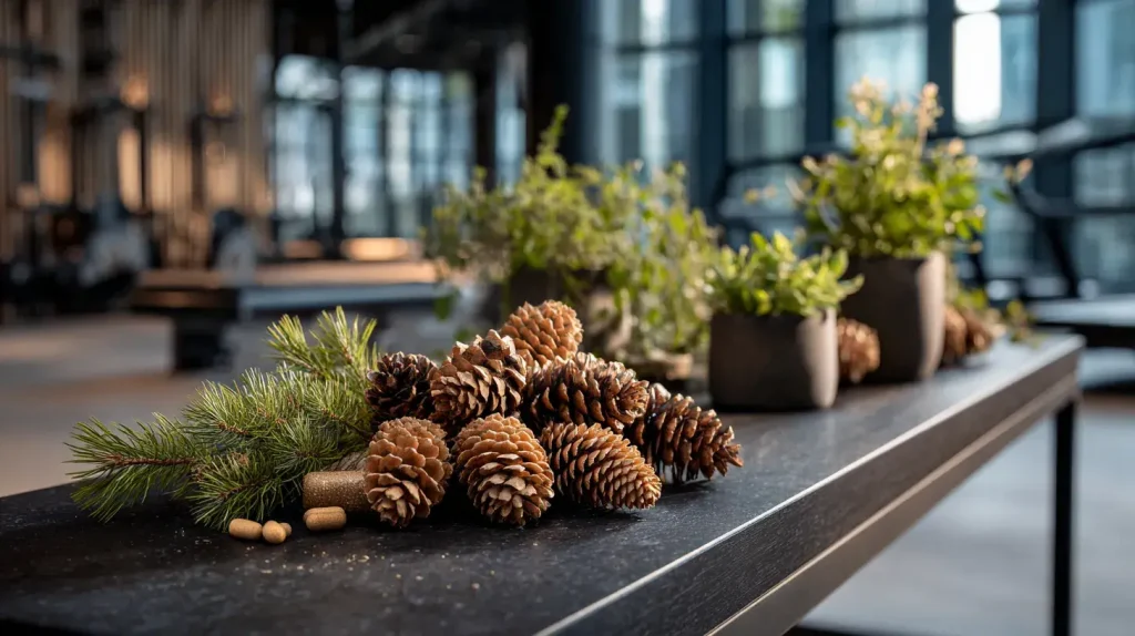 gélules de pollen de pin en pharmacie et livraison dans une salle de sport