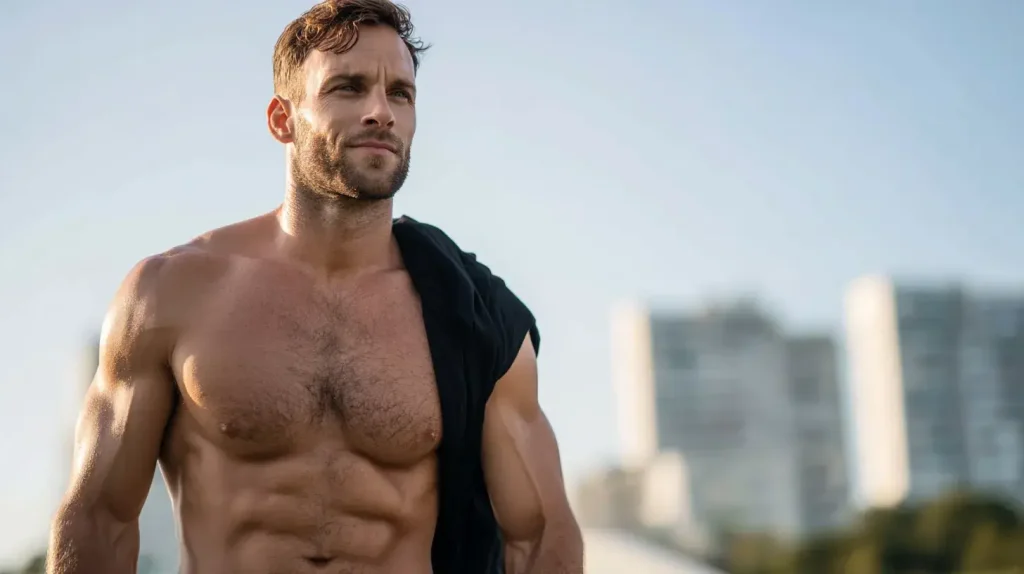 bois bandé : un homme est musclé grâce à lui