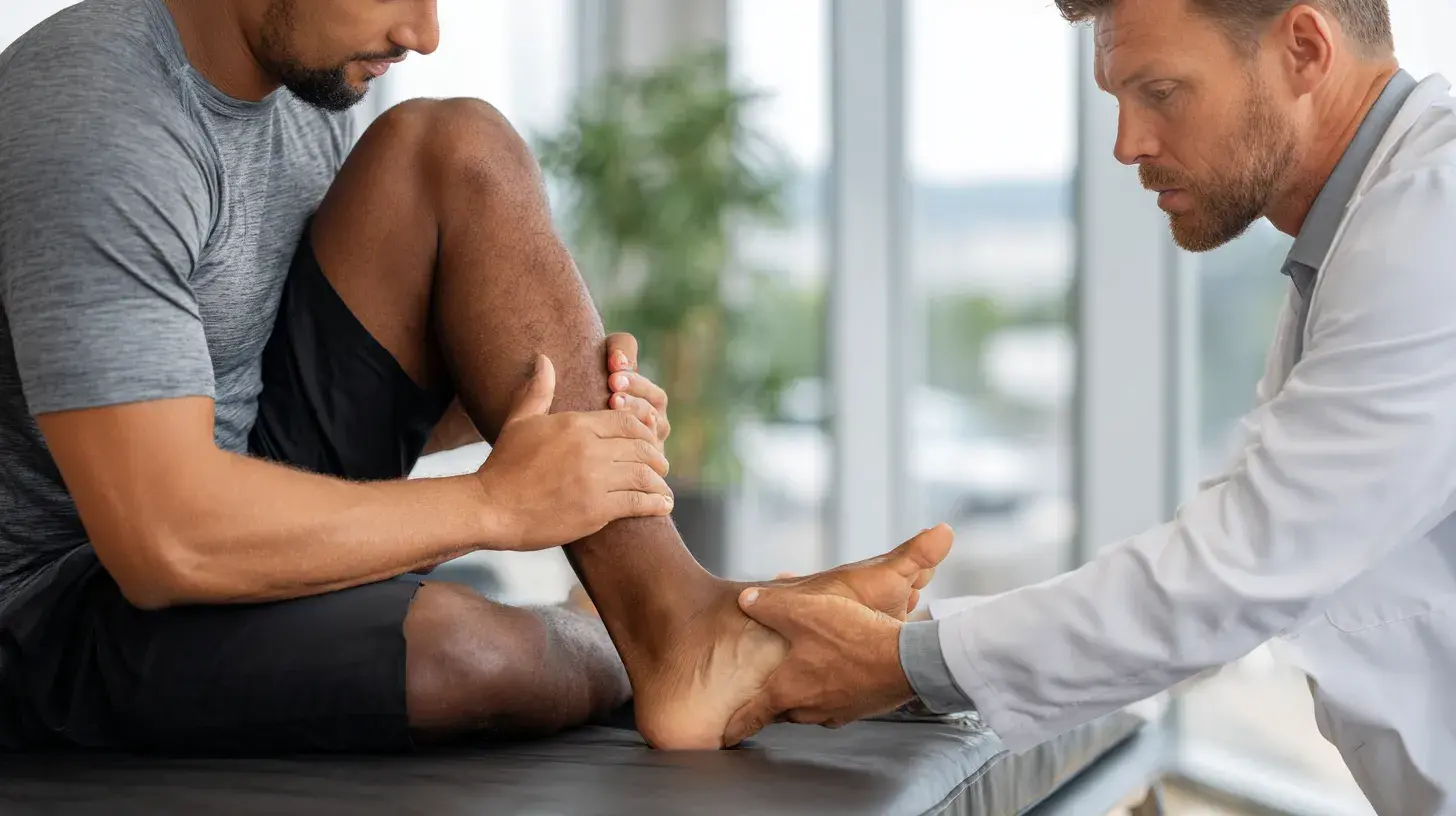 fractures de fatigue du pied