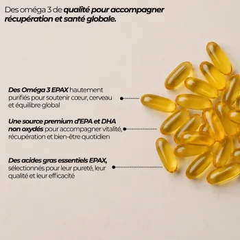 Oméga 3 nutriforce non oxydés et avec un totox bas