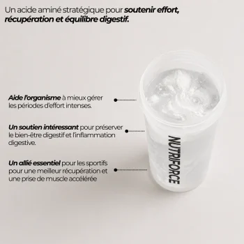 Bienfaits de la glutamine pour al digestion et la musculation
