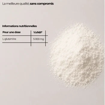 composition glutamine acide aminé nutriforce