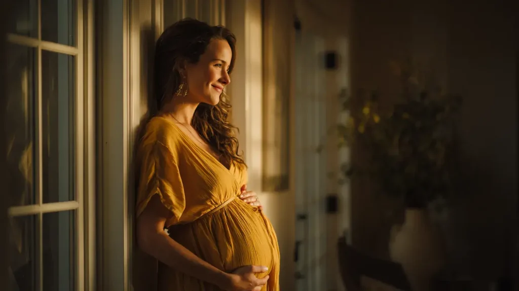 Femme enceinte illustrant les précautions liées à l’usage du desmodium pendant la grossesse