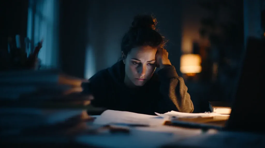 Personne fatiguée illustrant les bienfaits potentiels de la rhadiola contre la fatigue
