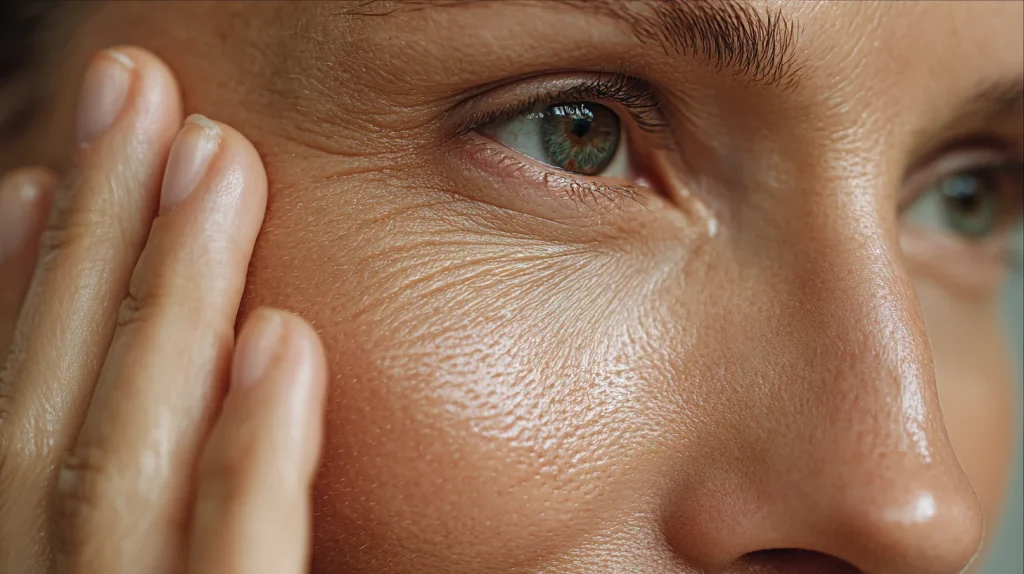 Focus sur une peau mature hydratée 