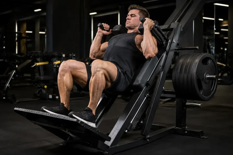Hack squat : muscles travaillés, bienfaits, différences avec le squat et pourquoi c&rsquo;est si difficile