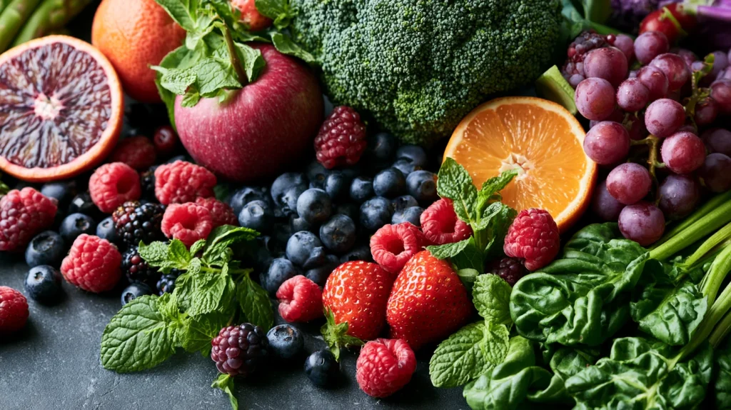 composition de fruits bon pour la peau