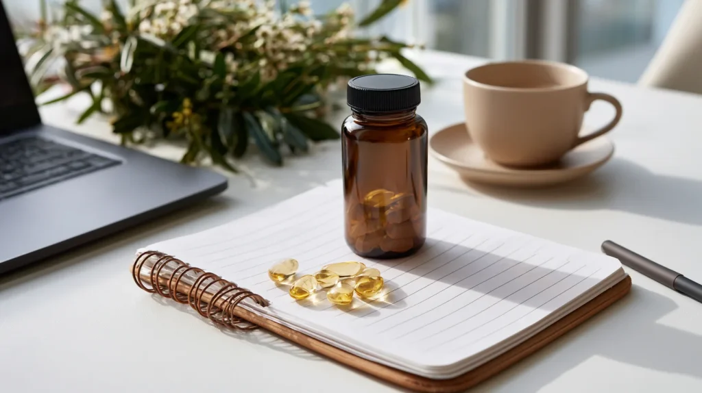 capsules de compléments alimentaires 