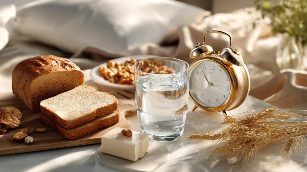 rituel de matin, petit déjeuner etc