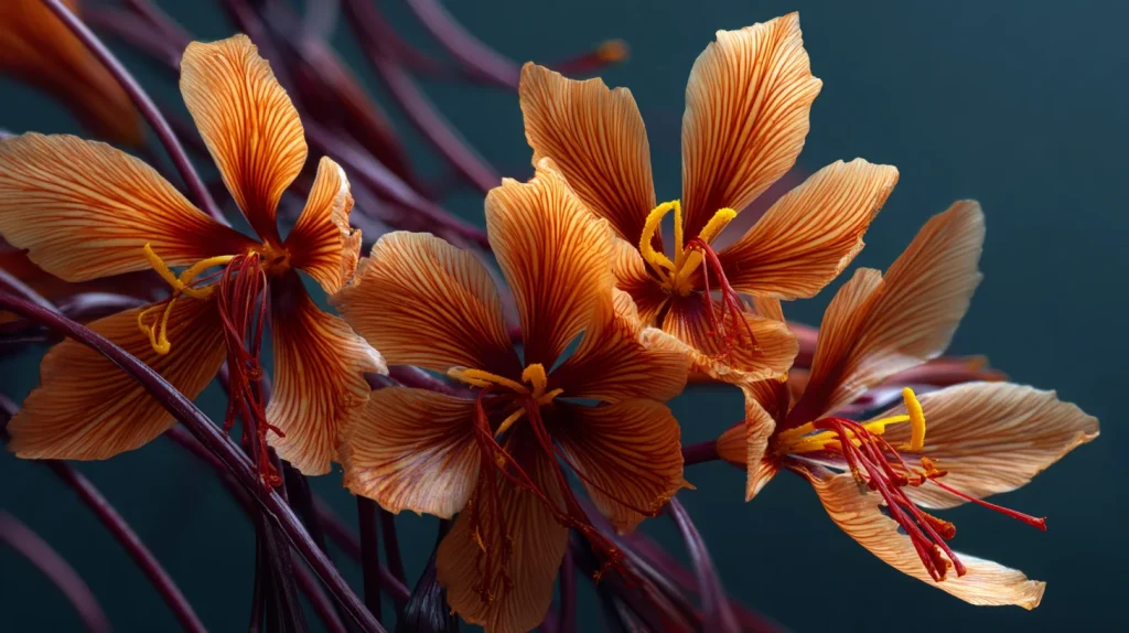 fleu de safran rouge 