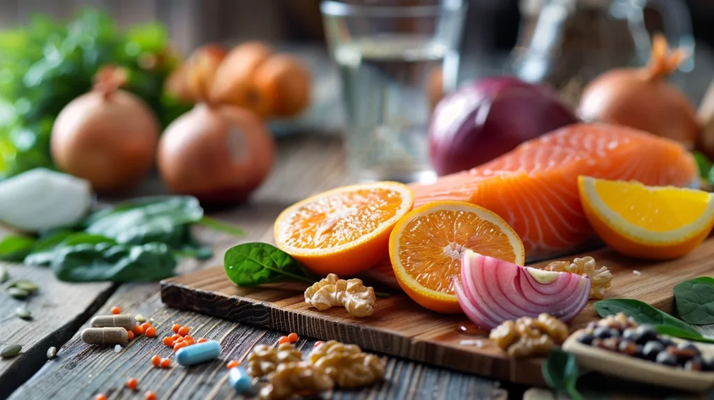 Aliments riche en oméga 3, magnésium et vitamine C