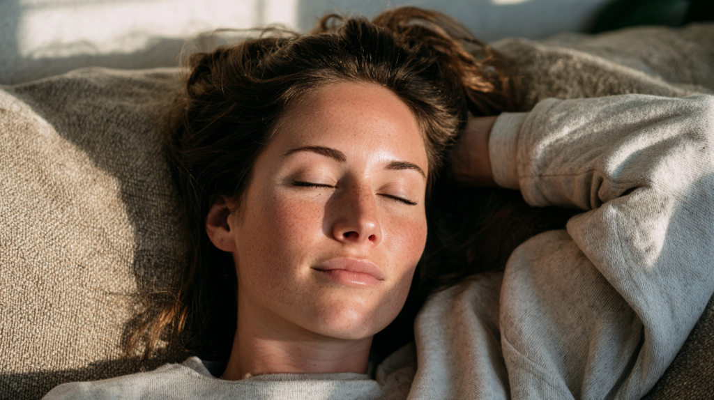 femme qui se repose 