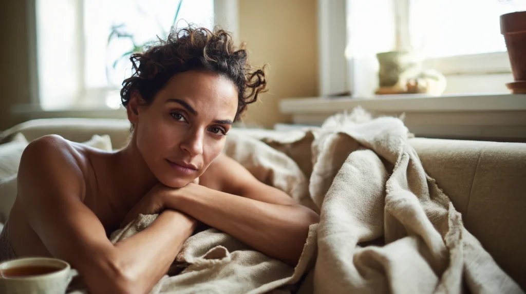 femme qui se repose