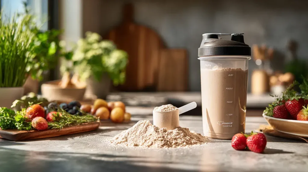 proteine en poudre pour maigrir rapidement : shaker de whey