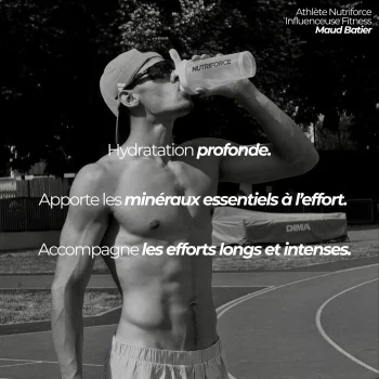 antoine ferranti, athlète et top 10 monde en decathlon, consomme et recommande les electrolytes nutriforce pour leur composition exceptionnelle