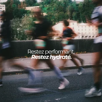 Course a pied et hydratation