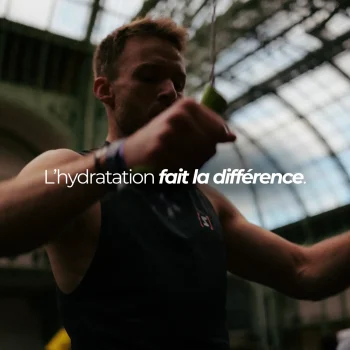 l'hydratation est indispensable pour une bonne santé et une bonne performance sportive