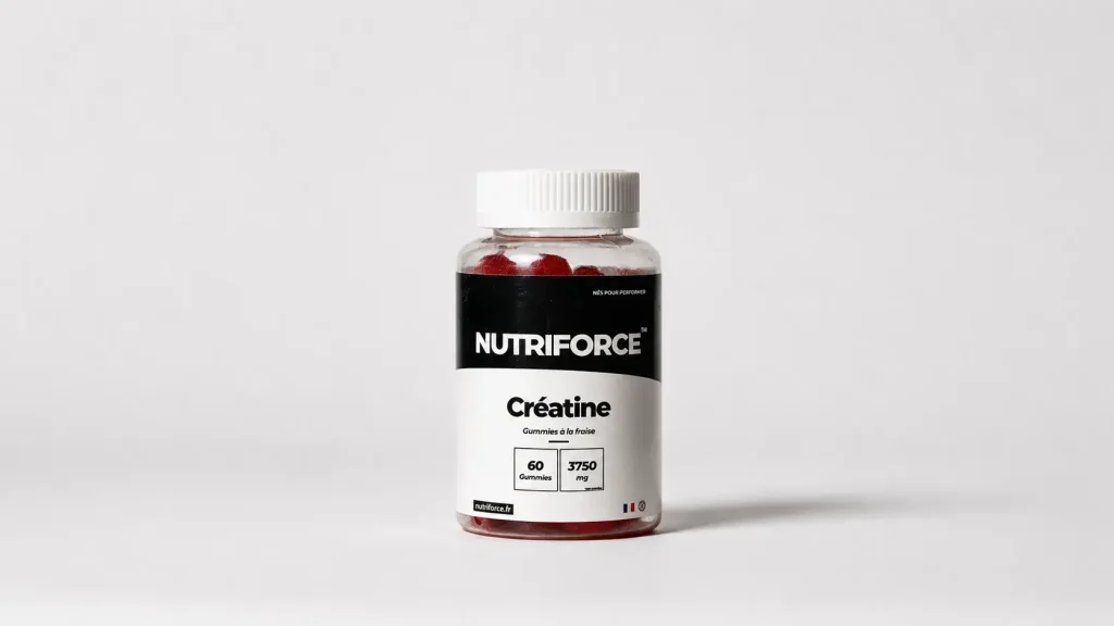 photo de la boite de gummies créatine