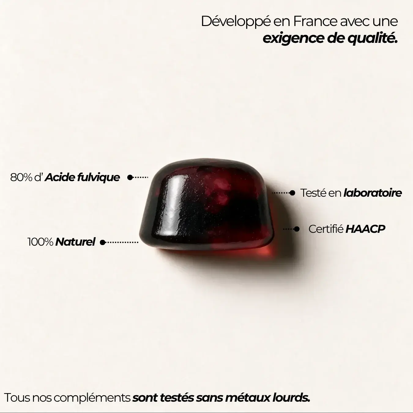 composition shilajit gummies
