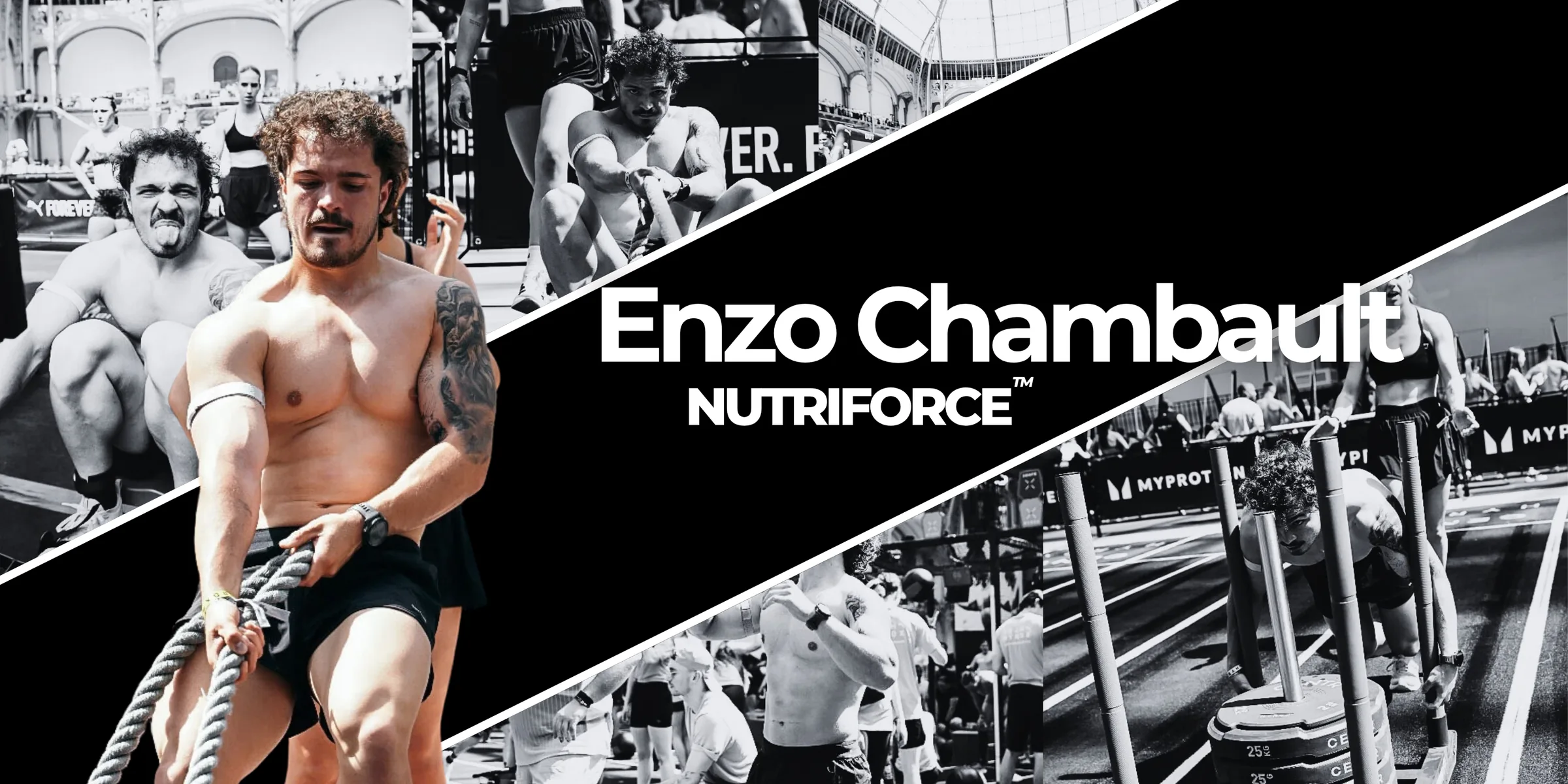 Enzo Chambault, Hyrox et trail, 1:07:55 à Hyrox Lyon 2026, athlète Nutriforce