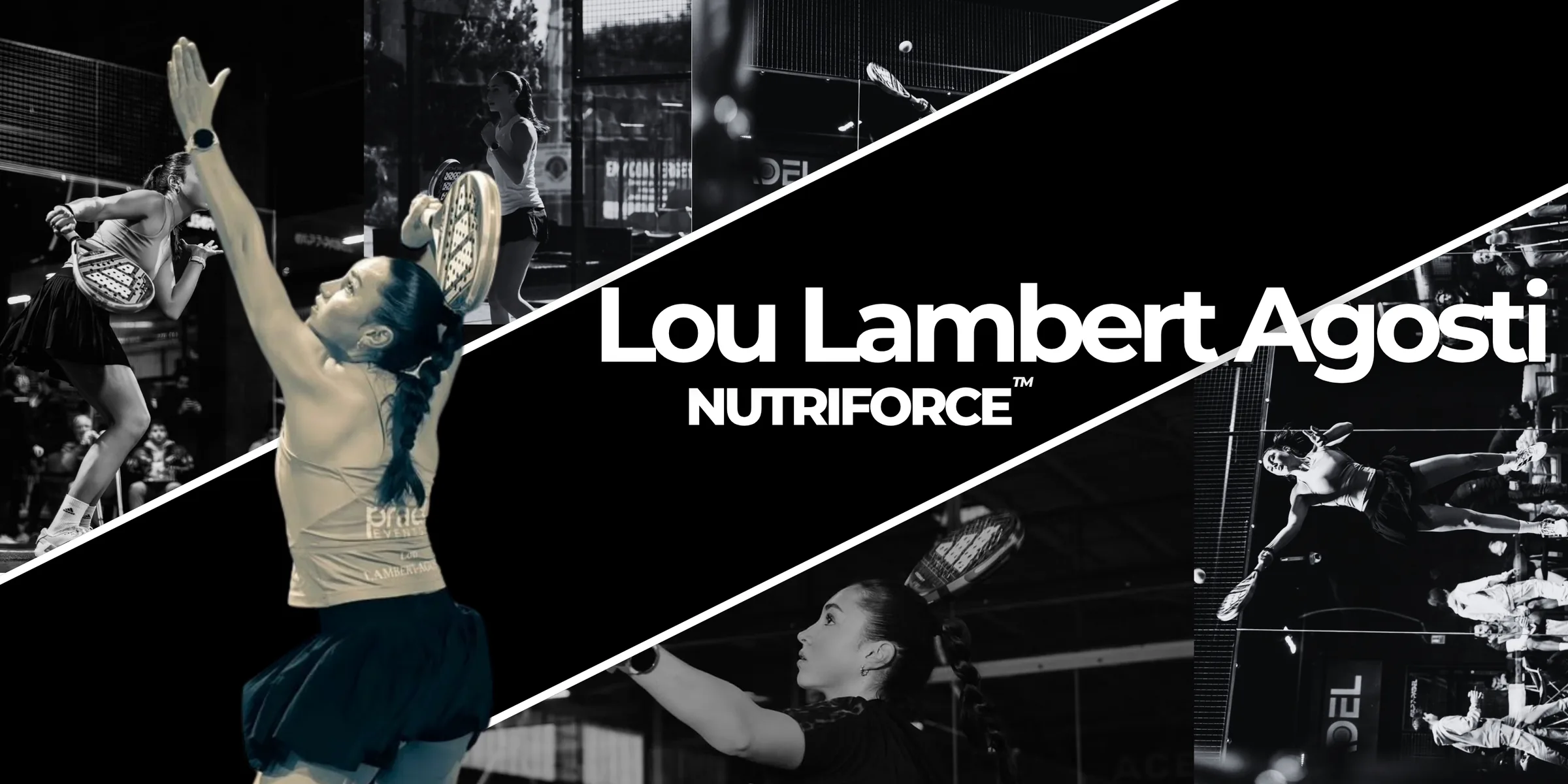 Lou Lambert Agosti, joueuse de padel française, 18e au classement FFT et 187e mondiale FIP, athlète Nutriforce