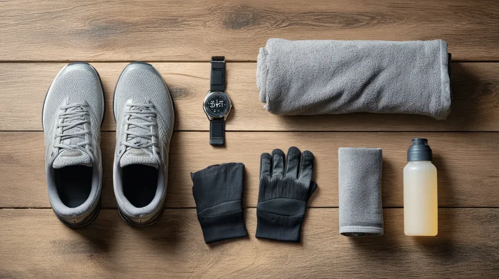 Équipement indispensable pour un hyrox en 2026 , chaussure, montre , gants, serviette et gourdes
