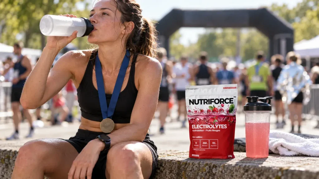 Pause récupération après la course-6