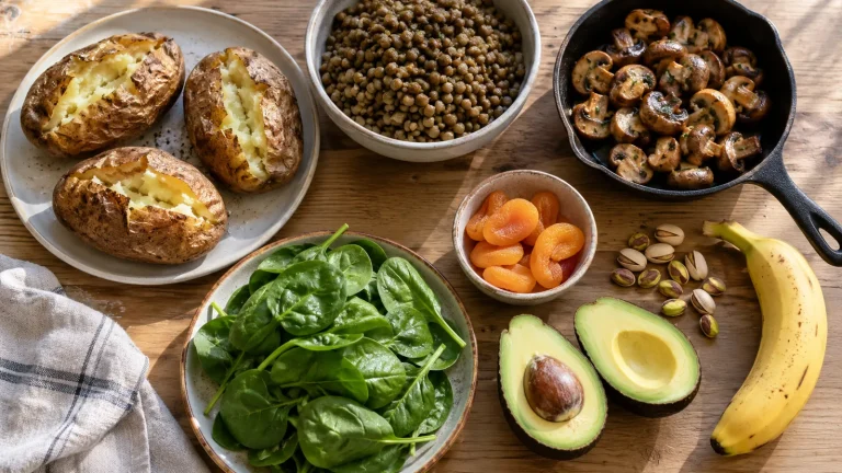 Aliments riches en potassium : lesquels choisir au quotidien