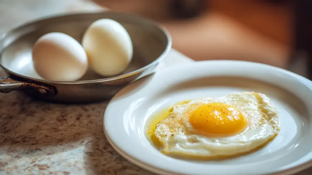 Œuf dur et œuf au plat, des calories différentes selon la cuisson