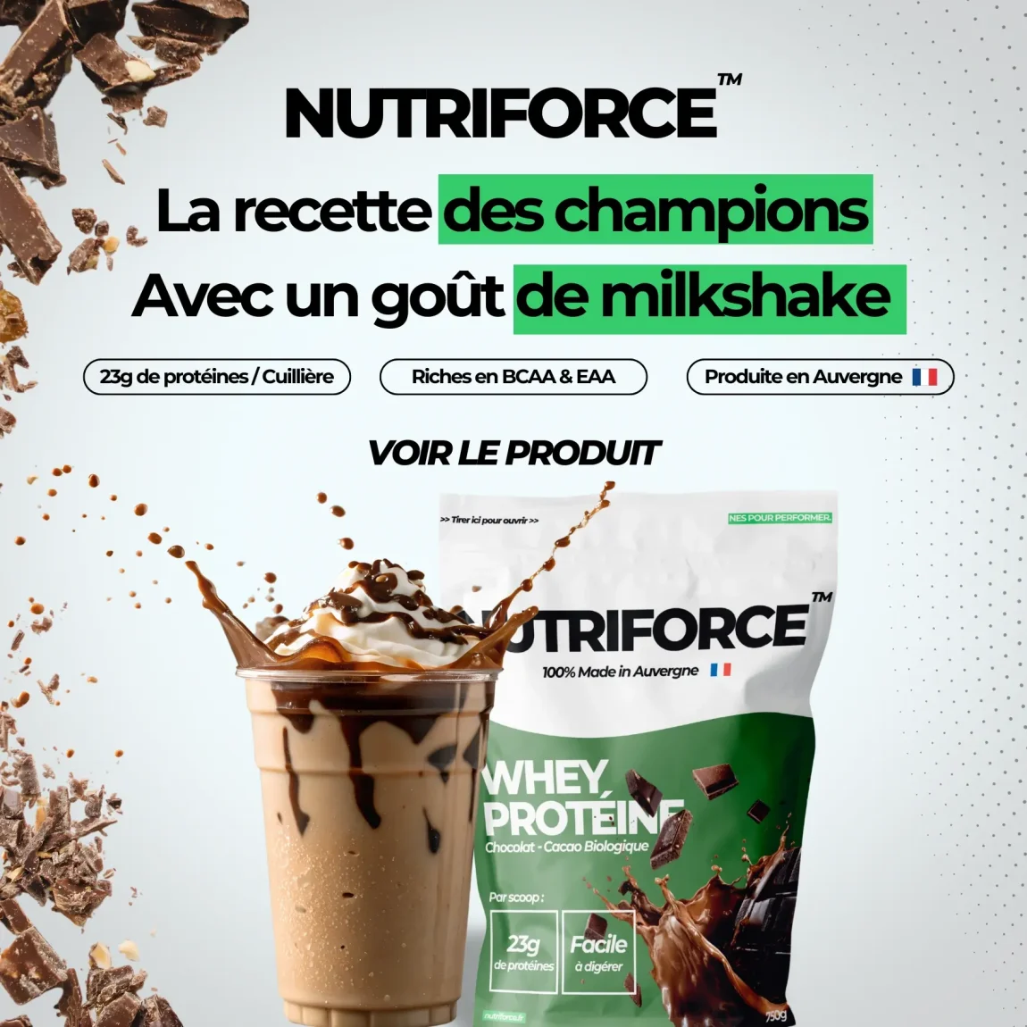 meilleure whey protéine isolate française nutriforce