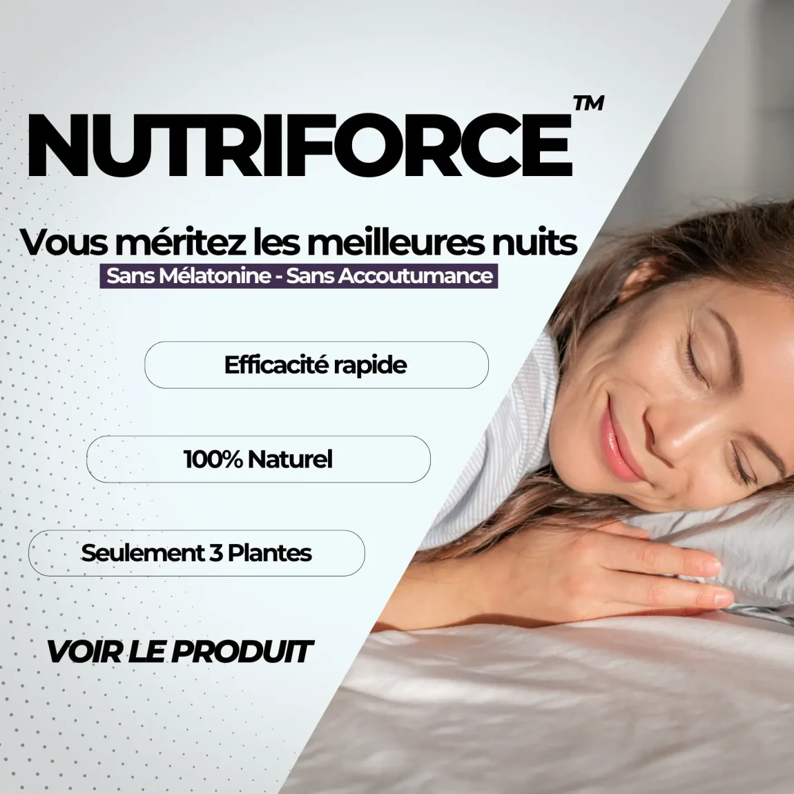 sommeil complément alimentaire efficace nutriforce